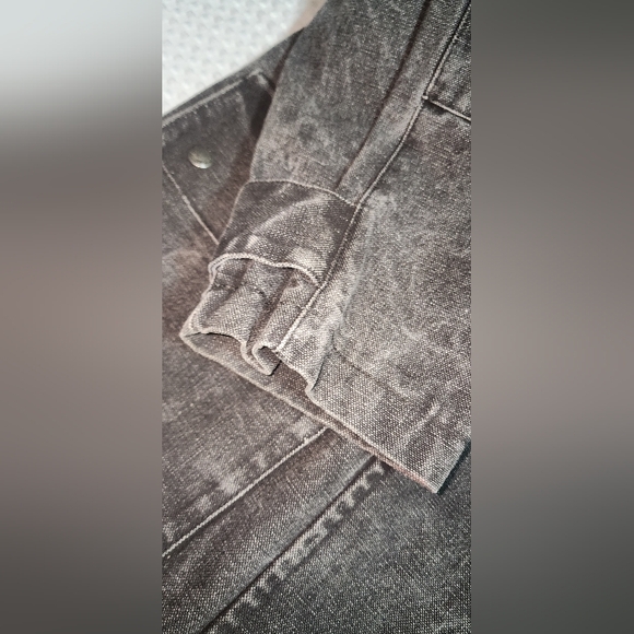 THE AUSTRALIAN OUTBACK COLLECTION EUC MENS SIZE MEDIUM DENIM DUSTER LONG COAT - Picture 4 of 10